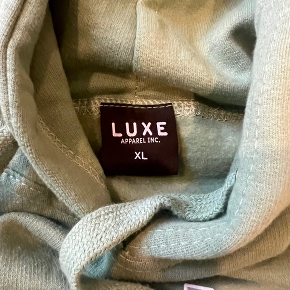 White Lake State Park hoodie. Size extra large. Color green tea. Luxe Apparel. - Picture 3 of 6